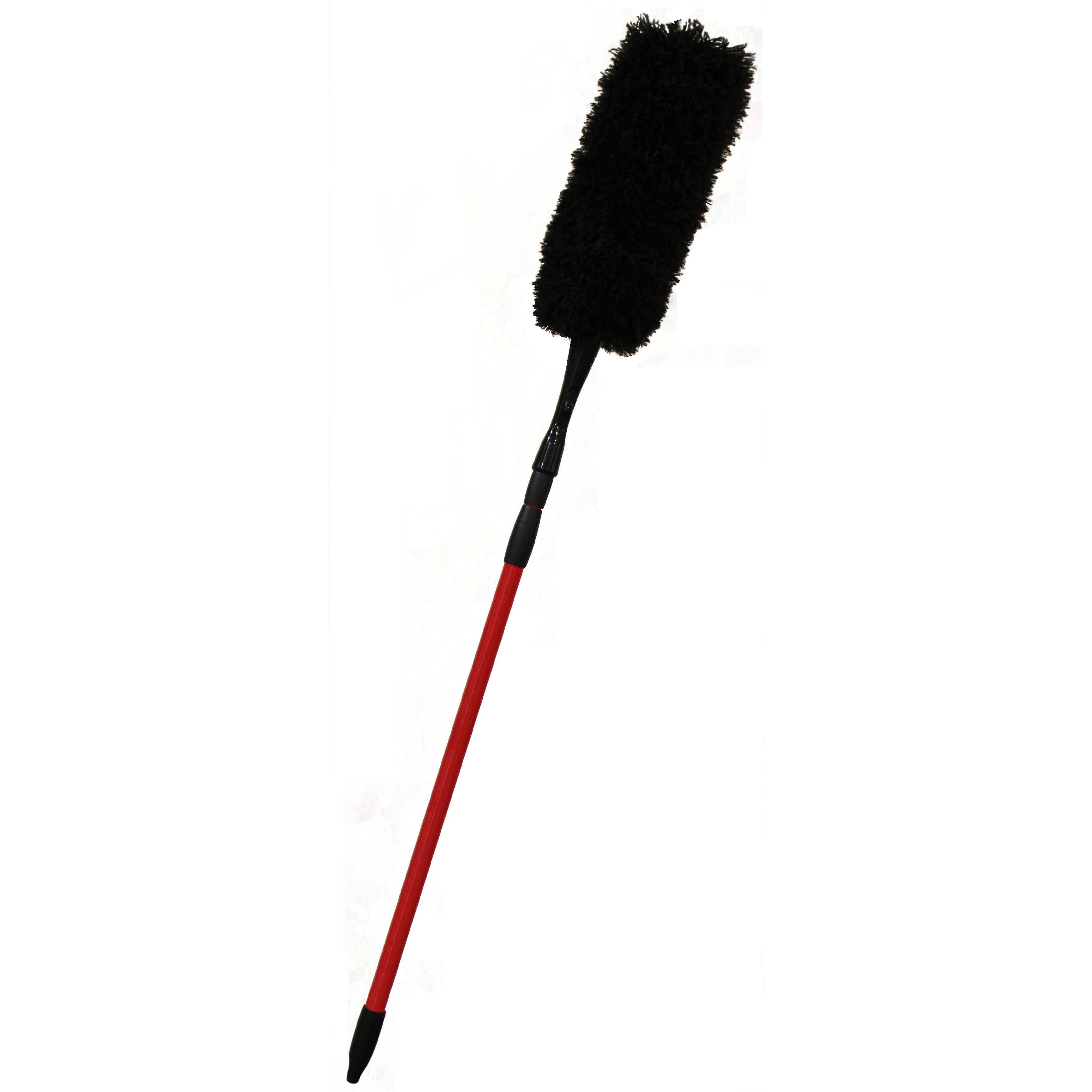 Black Microfibre Duster with Extension Handle MC3280