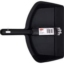 Brush & Pan Set BLACK Heavy Duty Large