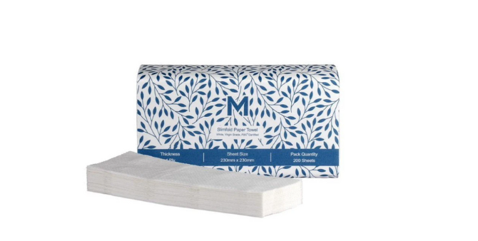 P/T - (M) Slimline Paper Towels x 20pkts 4000/ctn