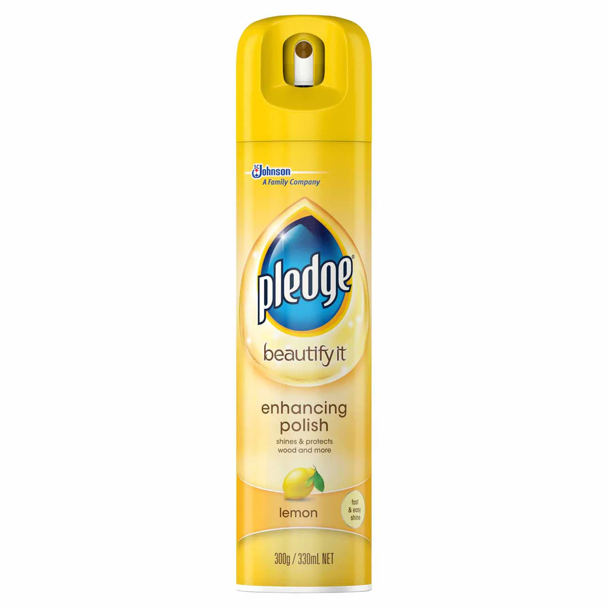 Pledge Lemon Polish Aeresol 330g