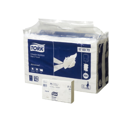 P/T (Tork) Adv H4 1ply 150's Multifold Ultraslim 170370 x 20