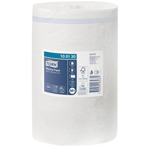 Centrefeed (Tork) M1 Mini Wiper ADV White 100130 (120m) x 11