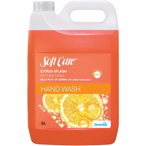 Softcare CITRUS SPLASH Anti-Bac Hand Soap 5L
