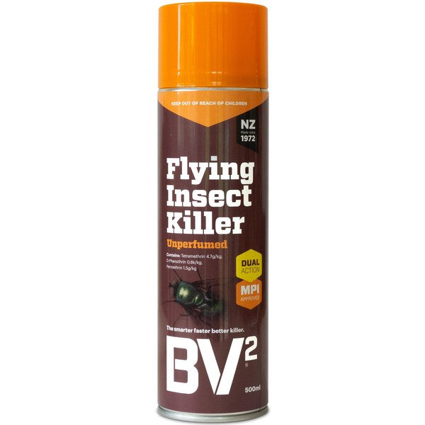 BV2 Flying Insect Spray (Orange Top) 500ml