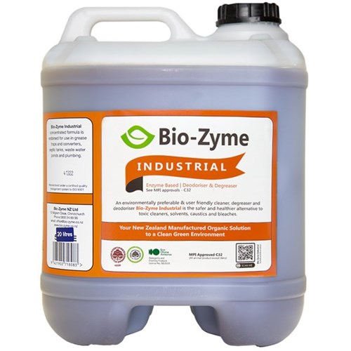 BIOZYME Industrial Deodoriser/Degreaser Enzyme Based 20L