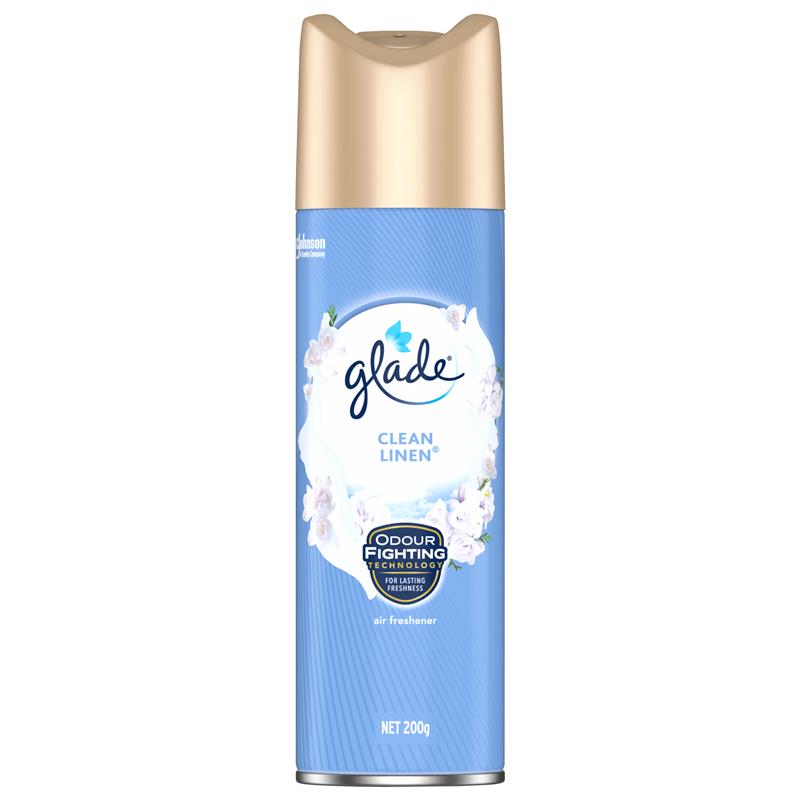 Glade CLEAN LINEN Air Freshener Aerosol 200g