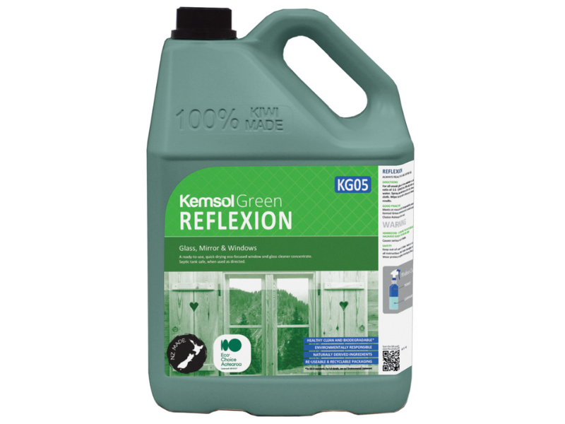 Green REFLEXION Window and Glass Cleaner 5L