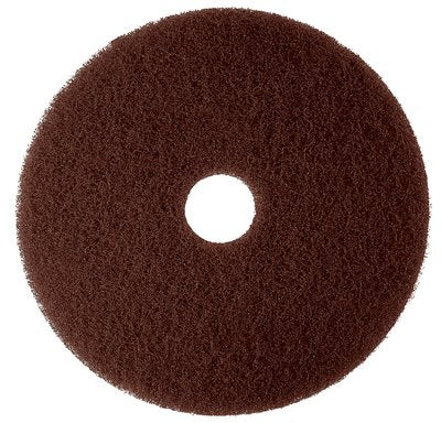 3M BROWN 16" STRIPPING PAD