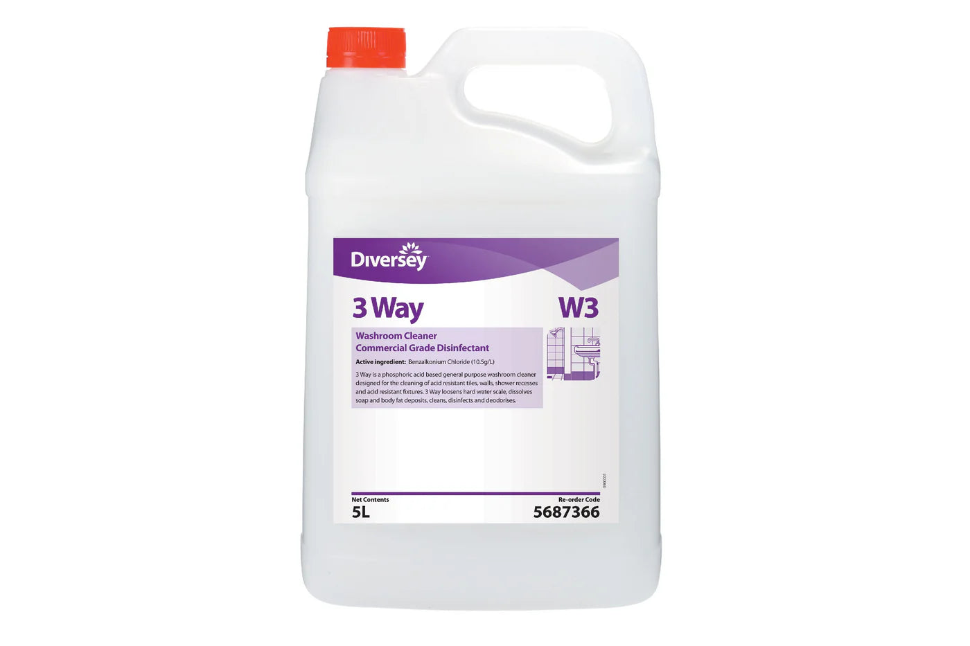 3 WAY Washroom Cleaner 5L