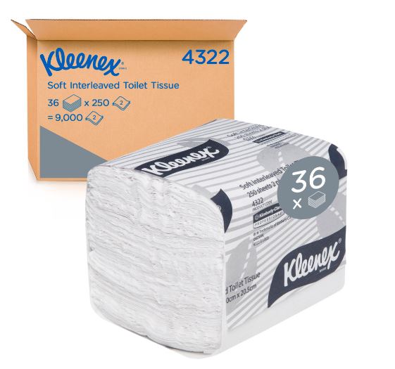 Toilet Tissue 4322 2ply (KC) 36/ctn