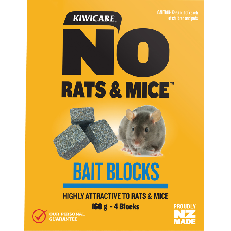 NO RATS & MICE 160gm Bait Blocks