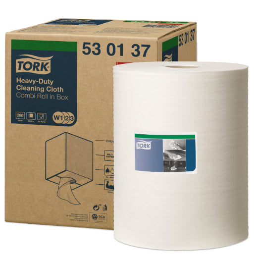 Cloths TORK COMBI Heavy Duty Roll W1-W3 530137 1/box