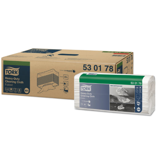 Cloths TORK FOLDED H/duty W4 100x5 530178