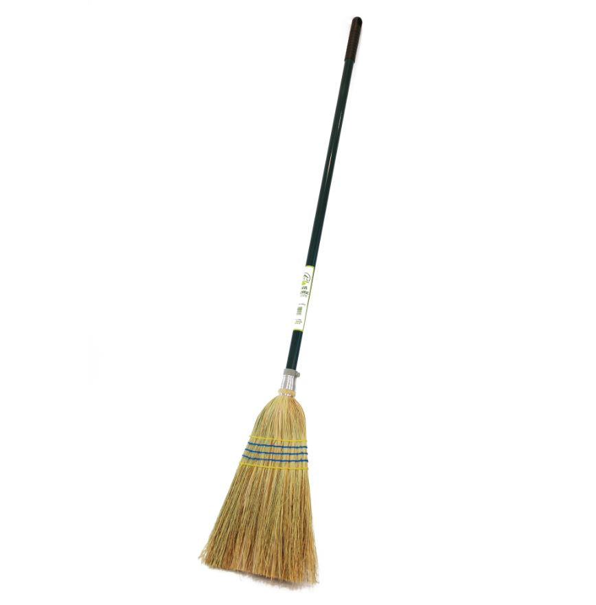 5-Tie Corn Style Broom Complete AE324