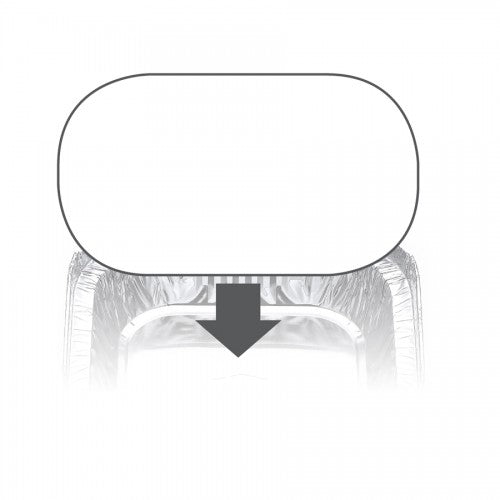 Lid 7113 to fit Foil Tray 7313 x 1000