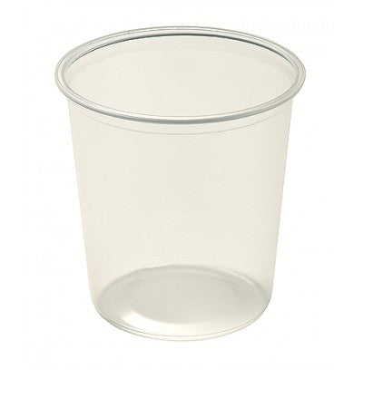 Container ROUND 880ml Plastic 850CP (Huht) x 600