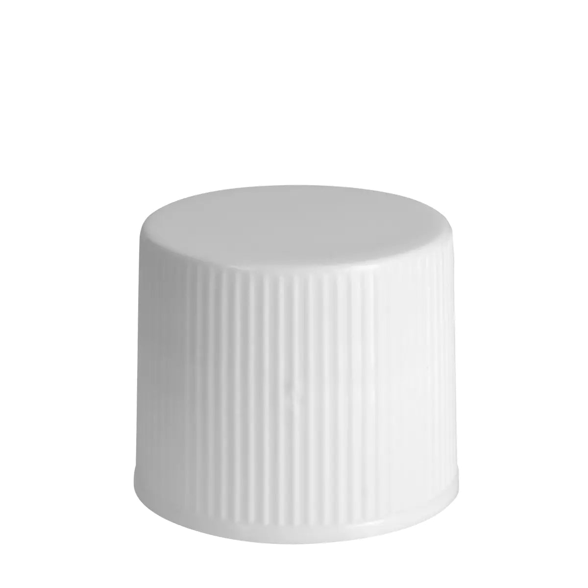 Screw Top Cap 28mm White Tall