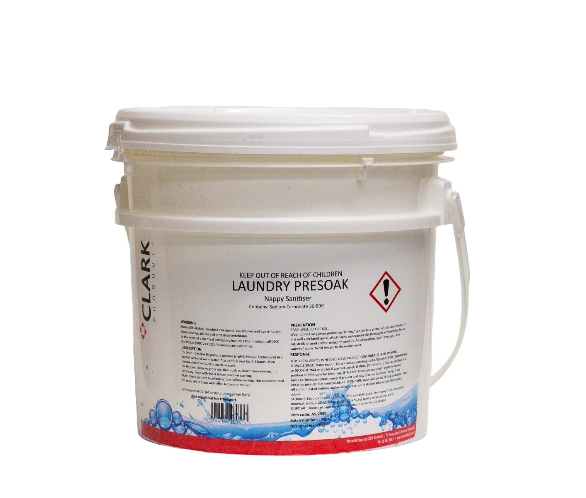 PRESOAK Laundry Sanitiser 10kg