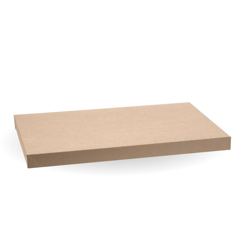 LID BioBoard Catering Tray Kraft Large x 50