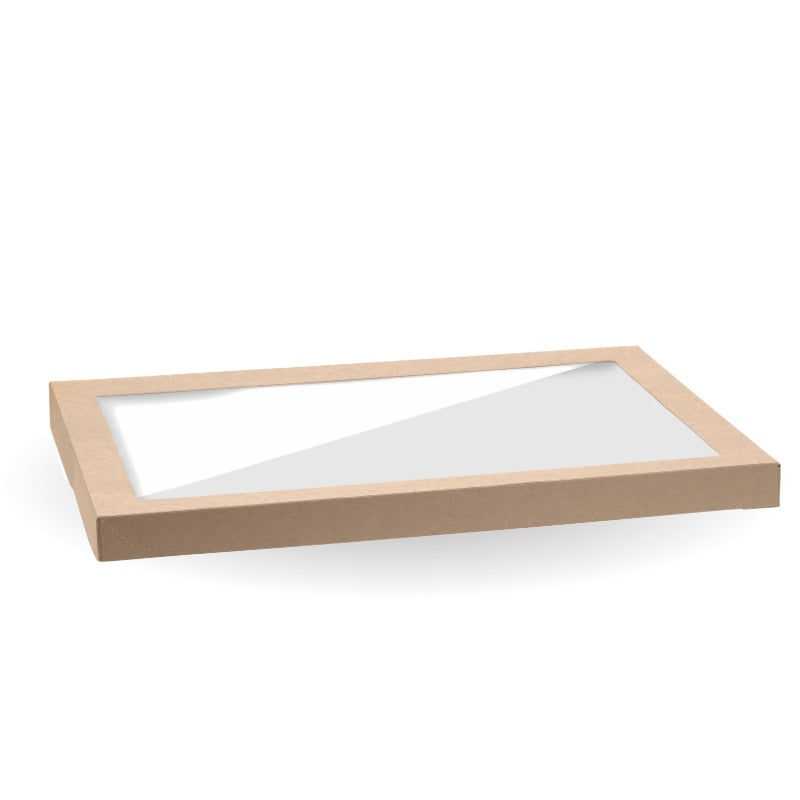 LID BioBoard Catering Tray Window Large x 50