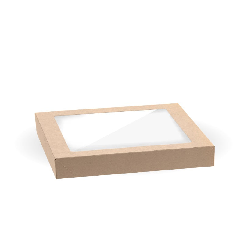 LID BioBoard Catering Tray Window Small x 100