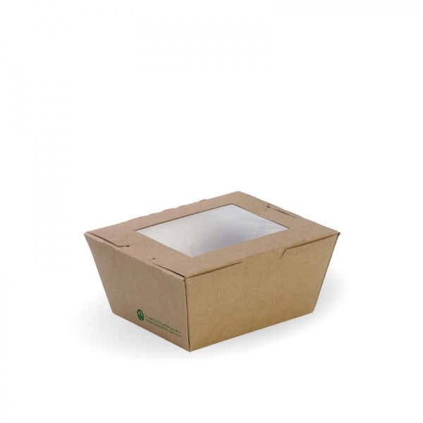 Container LUNCH BOX Window Small Kraft x 200