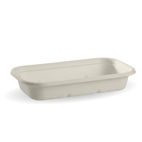 Container BIOCANE OBLONG White Takeaway 600ml x 500