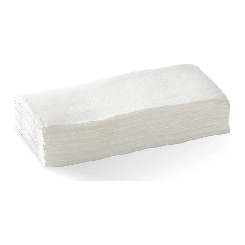 Serv. DINNER Bio White 2ply 8fold x 1000 L-DN1/8-W