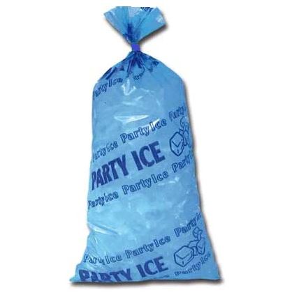 Blue Party Ice bags S03120 250x500 70mu x 1200