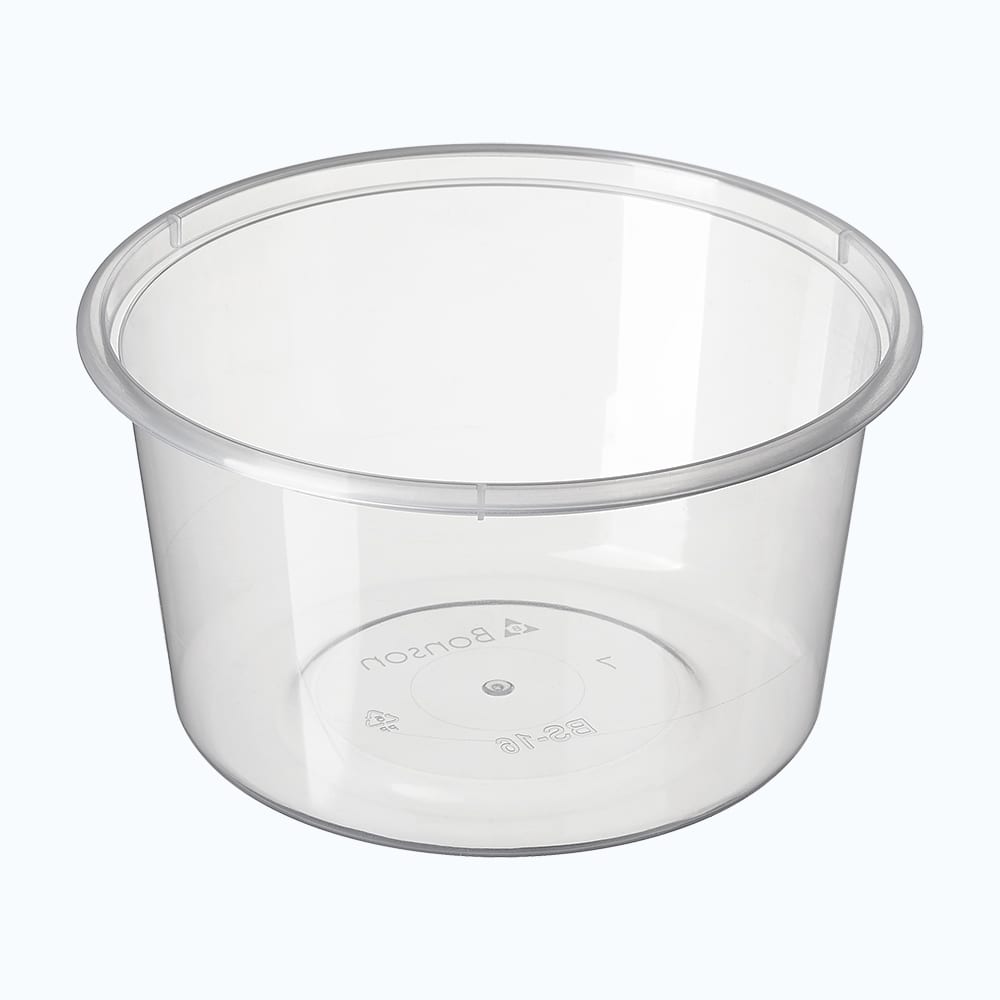 Container ROUND 440ml Plastic BS16 (Bons) x 500