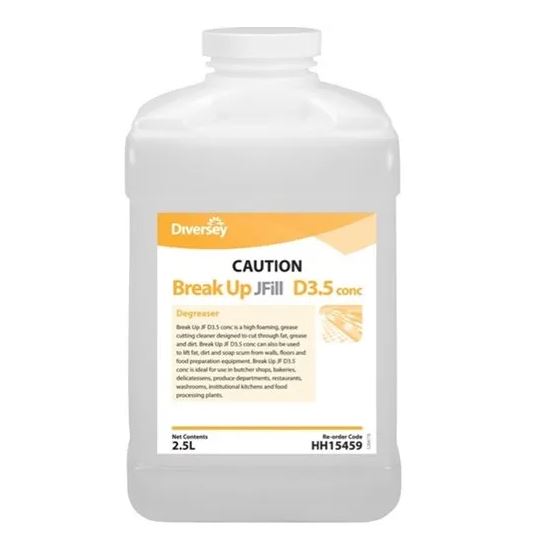 BREAK UP J-FILL D3.5 Conc. Degreaser 2.5L x 2