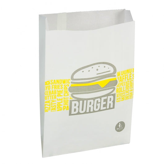 Greaseproof Emperor Burger Bag 200/233 x 500