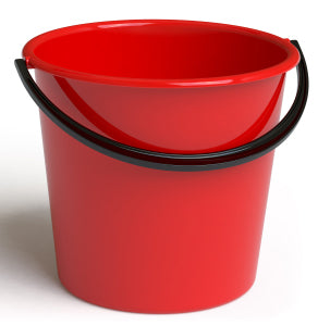 9L Round Plastic Bucket Each