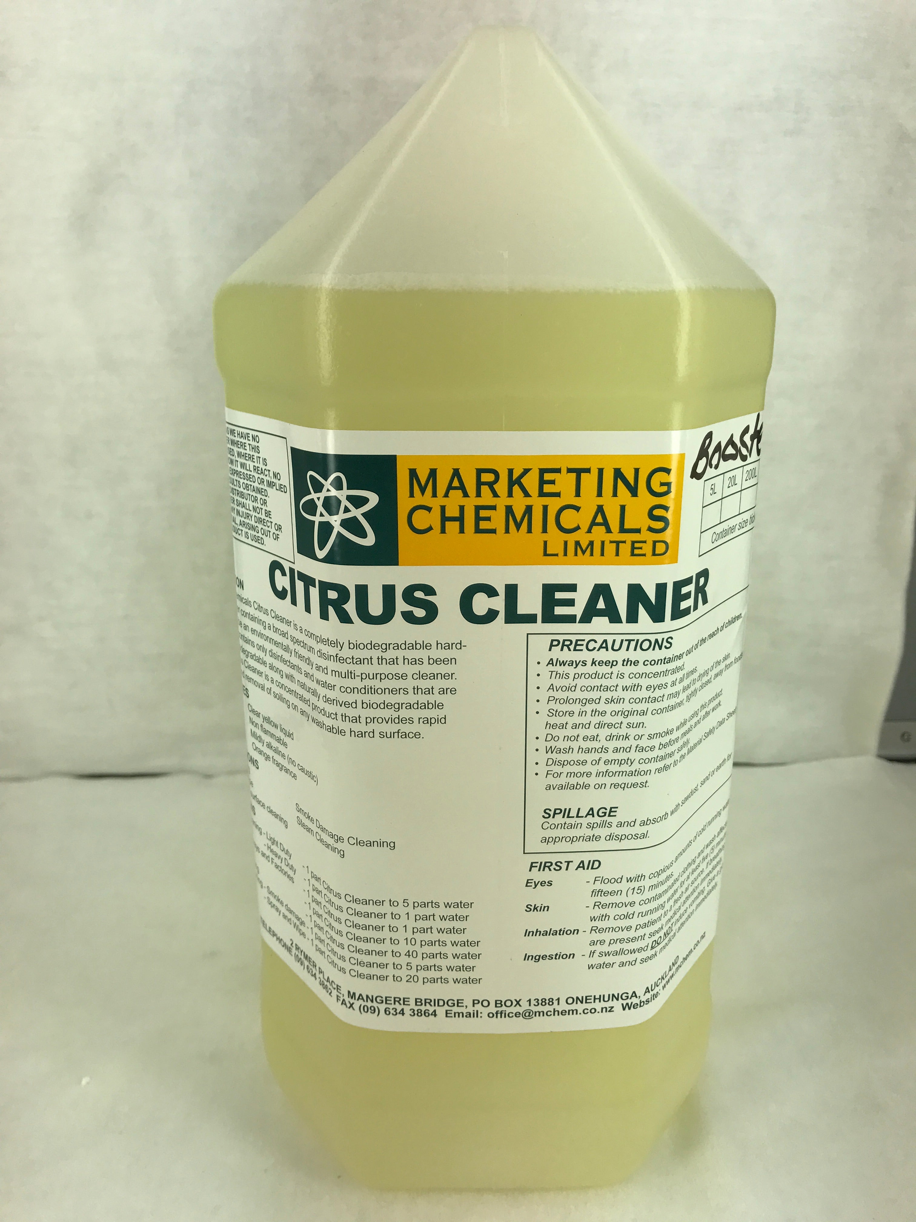 CITRUS BOOSTED Cleaner (mc) 5L