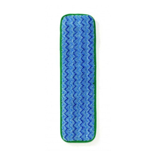 Flat Mop Rubbermaid Blue Wet Pad Green Border 45cm