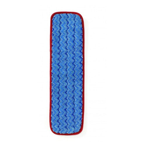 Flat Mop Rubbermaid Blue Wet Pad Red Border 45cm
