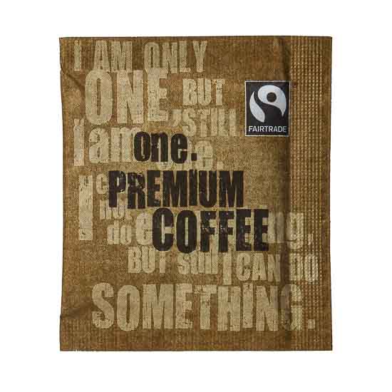 Coffee Premium Instant Sachet ONE FAIRTRADE x 250 ONEC