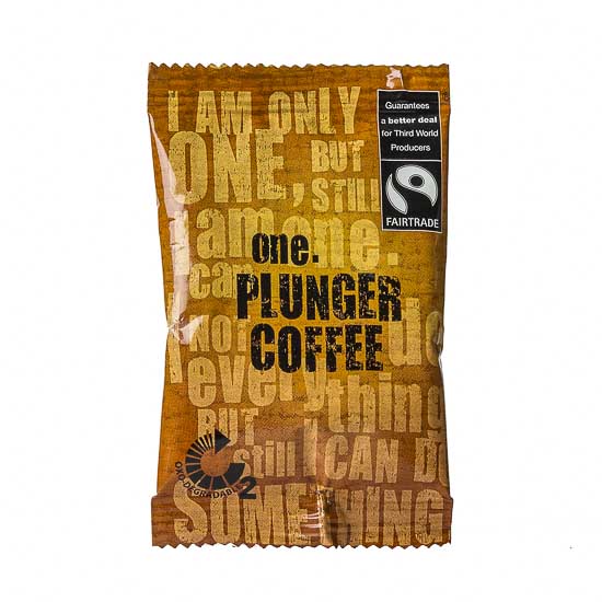 Coffee PLUNGER ONE FAIRTRADE Sachet 15gm x 75 ONECP