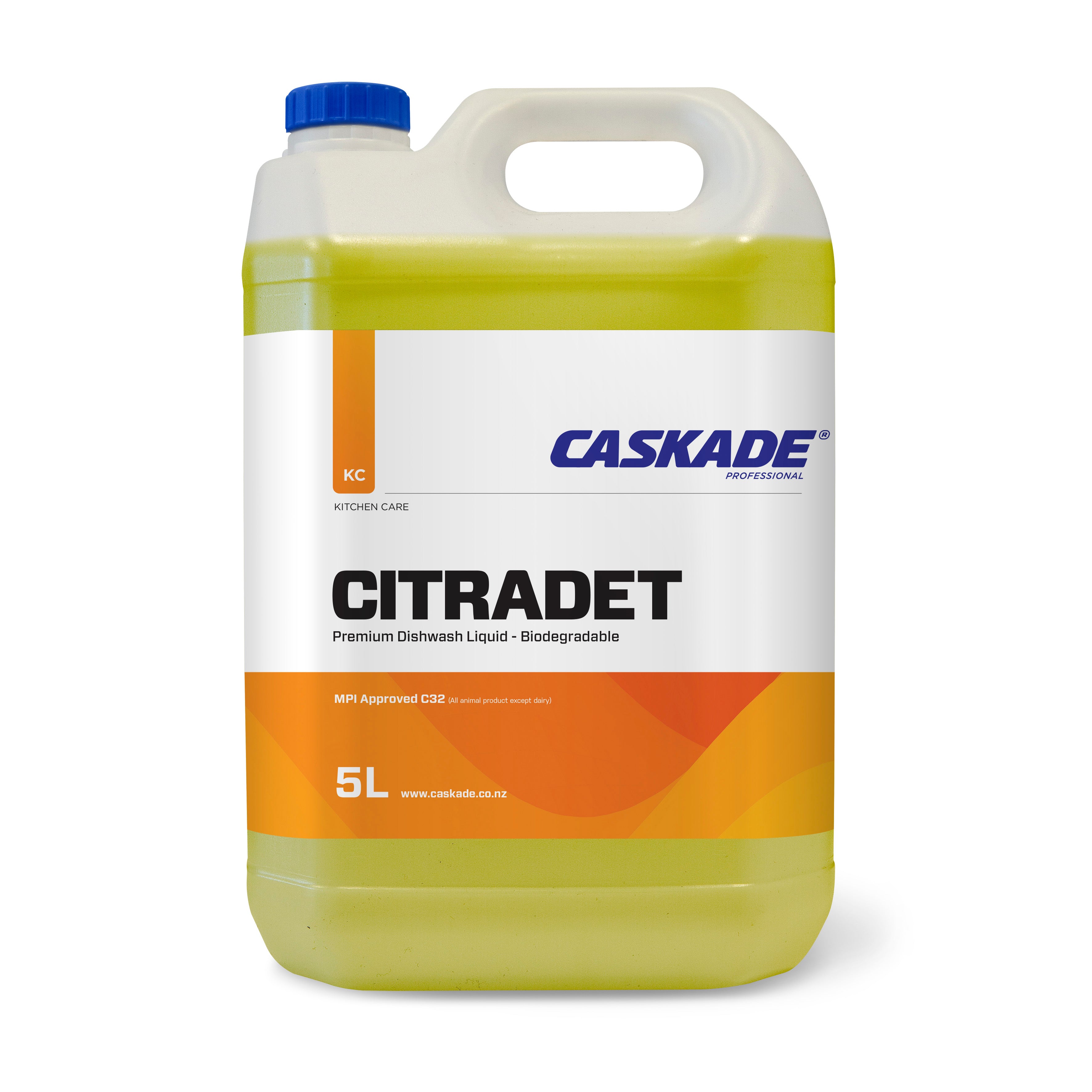 CASKADE Citradet Lemon Dishwash Detergent 5L