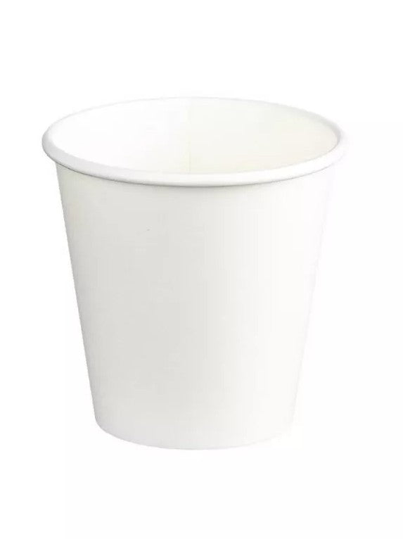 Cup 6oz WHITE MPH16025 Single Wall Coffee x 50/pkt