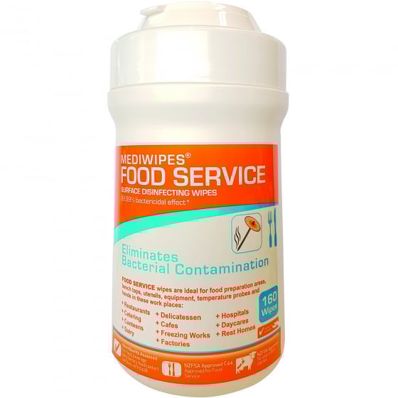 MediWipes Disinfectant FOODSERVICE 160/Tub
