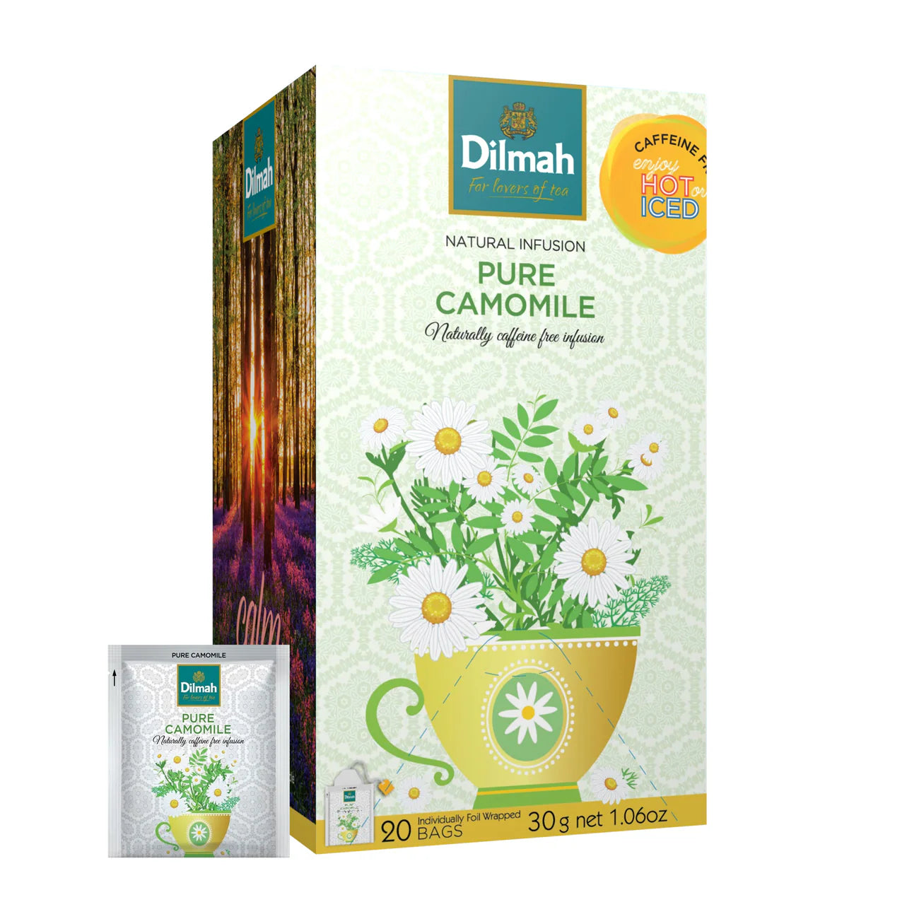 Tea Bags Dilmah Camomile Foil Wrapped x 20