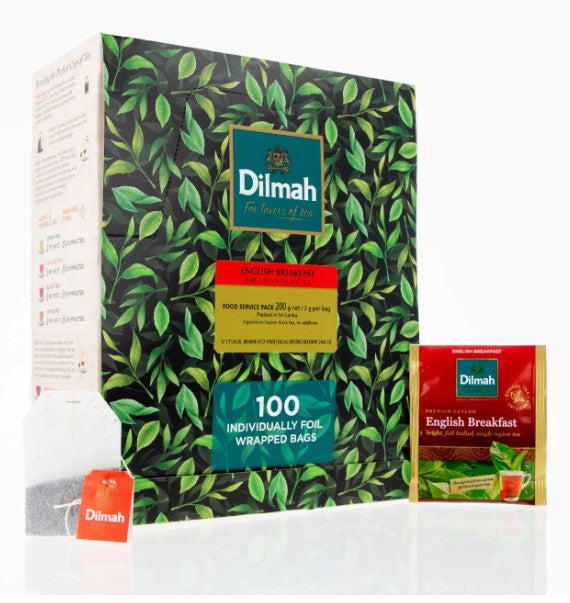 Tea Bags Dilmah English Breakfast Enveloped 80498012 x 100