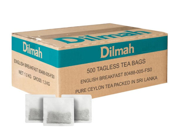 Tea Bags Dilmah English Breakfast Tagless 80054 80488 x 500