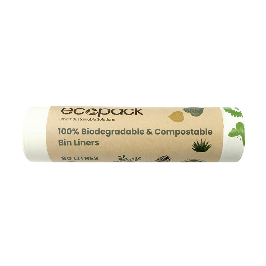 Rub Bags 80L Ecopack Compostable ED2080 780x1060 120/ctn