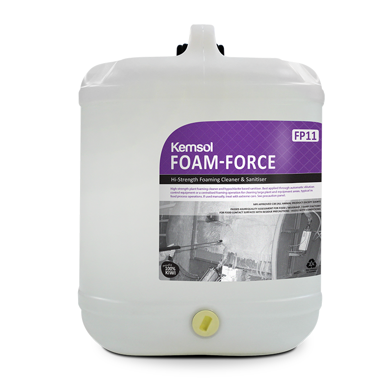FOAM FORCE Hi-Strength Foaming Cleaner-Sanitiser 20L – Northland ...