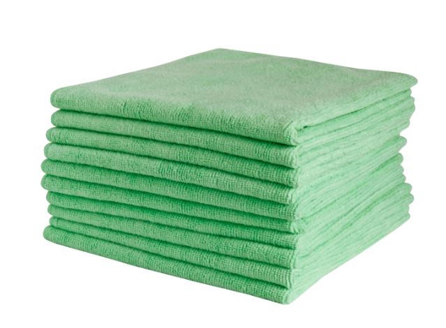 Cloths MICROFIBRE GREEN Cleaning EACH
