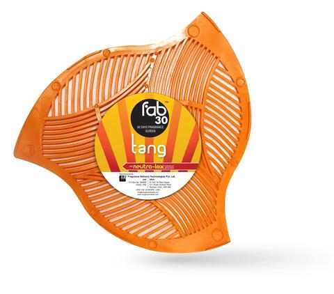 URINAL SCREEN FAB ZING Orange Peel