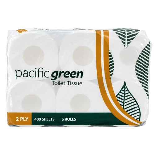 T/P (PH) G2400P Pacific Green 400s 2ply Unwrapped  x 48