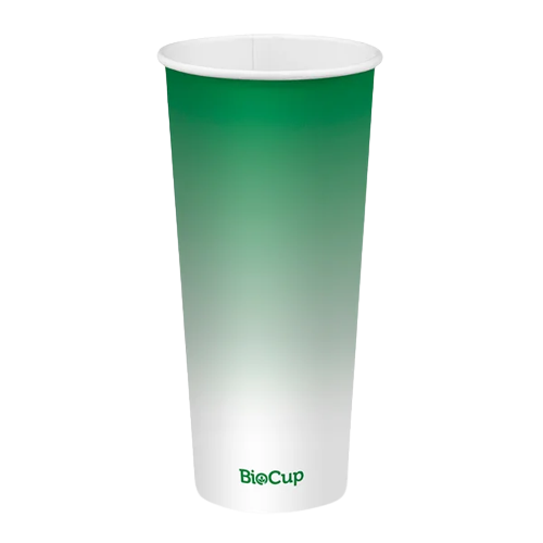 Cup MILKSHAKE BioCup GREEN 24oz/700ml x 500/ctn